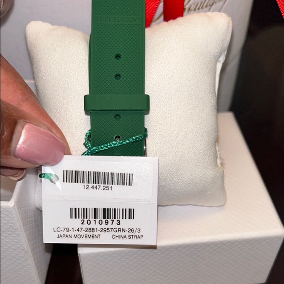❌Sold❌🎊Lacoste Green Chronograph Watch - Picture 3 of 5